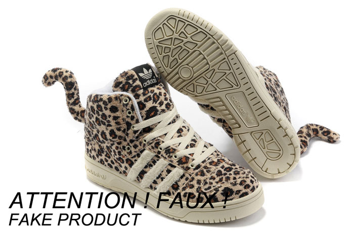 bad fake Adidas JS Leopard